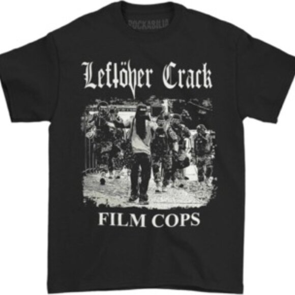 Leftover Crack Men's Film Cops Men's T-Shirt Black - Picture 1 of 2